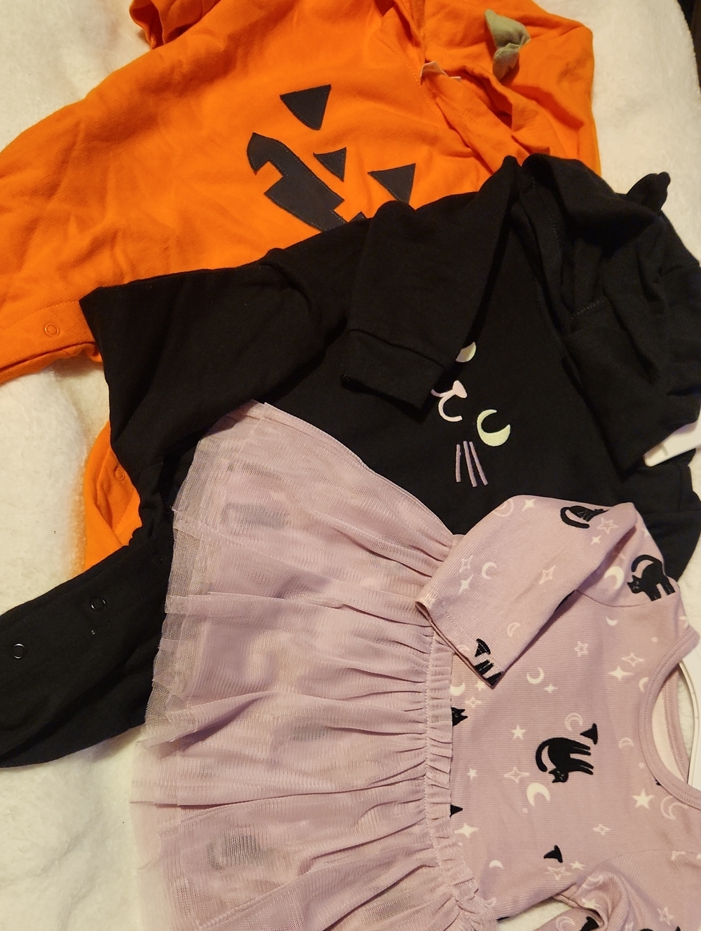 Cat & Jack, Baby 3/6 Months, Halloween Cat And Pumpkin Fall, Outfits